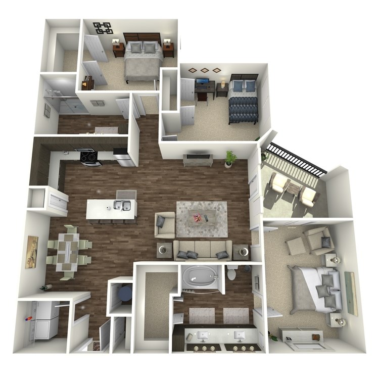 Floor plan image of Brahms A