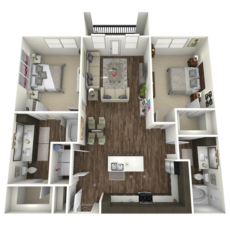 Floor plan image of B1B