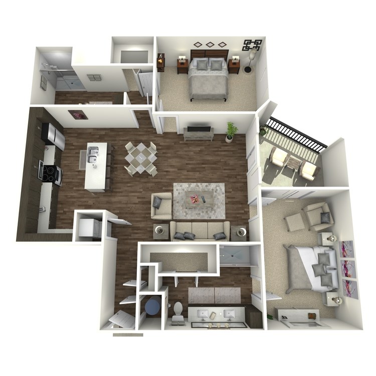 Floor plan image of B2.1B