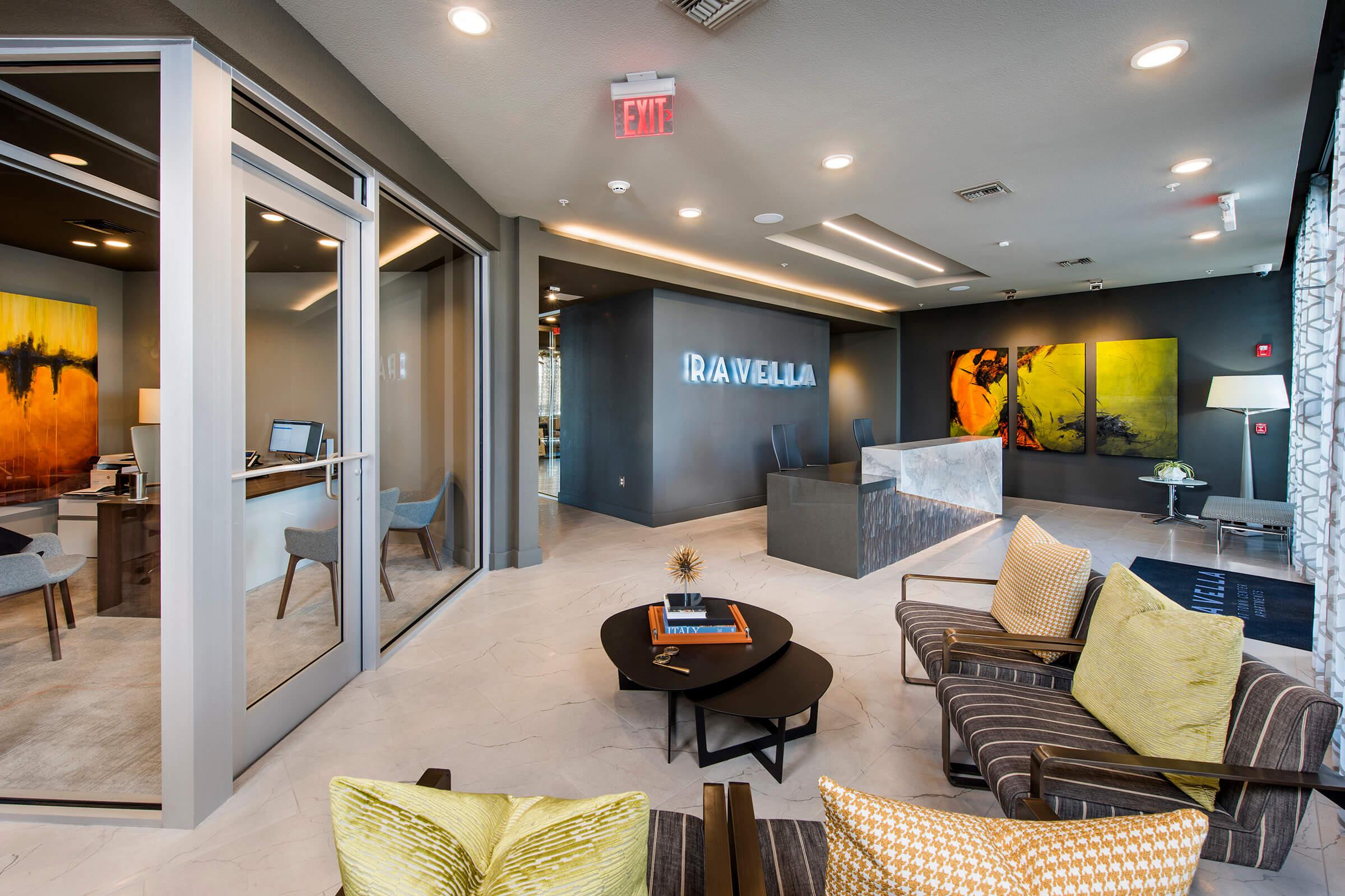 a room full of furniture