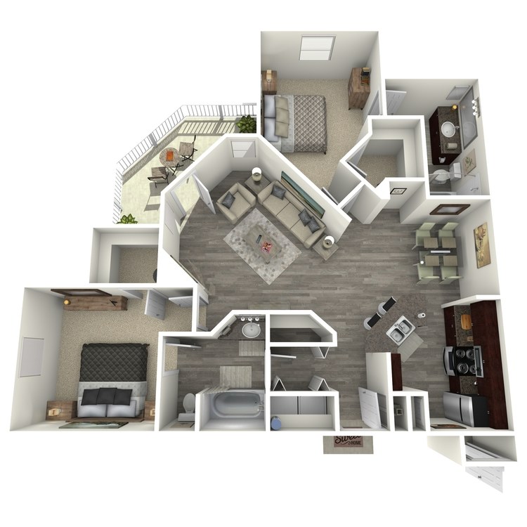 Floor plan image of B3R