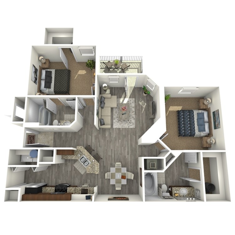 Floor plan image of B2