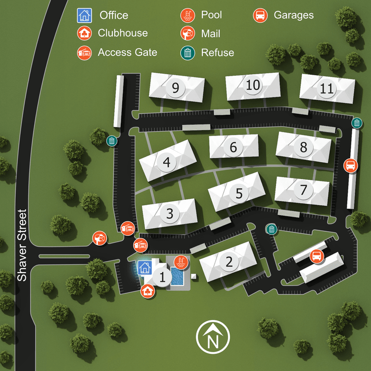If you have a question regarding the relative location of an apartment home, please give us a call.