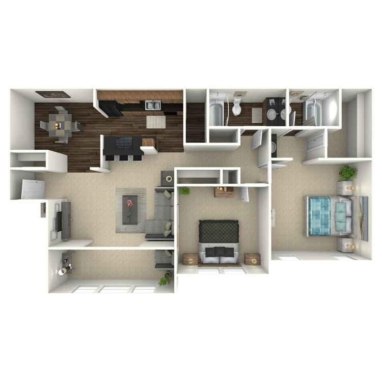 Floor plan image of The Lanier