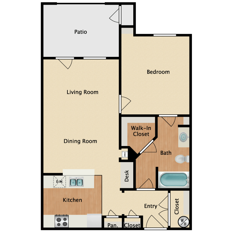 Floor plan image of A1
