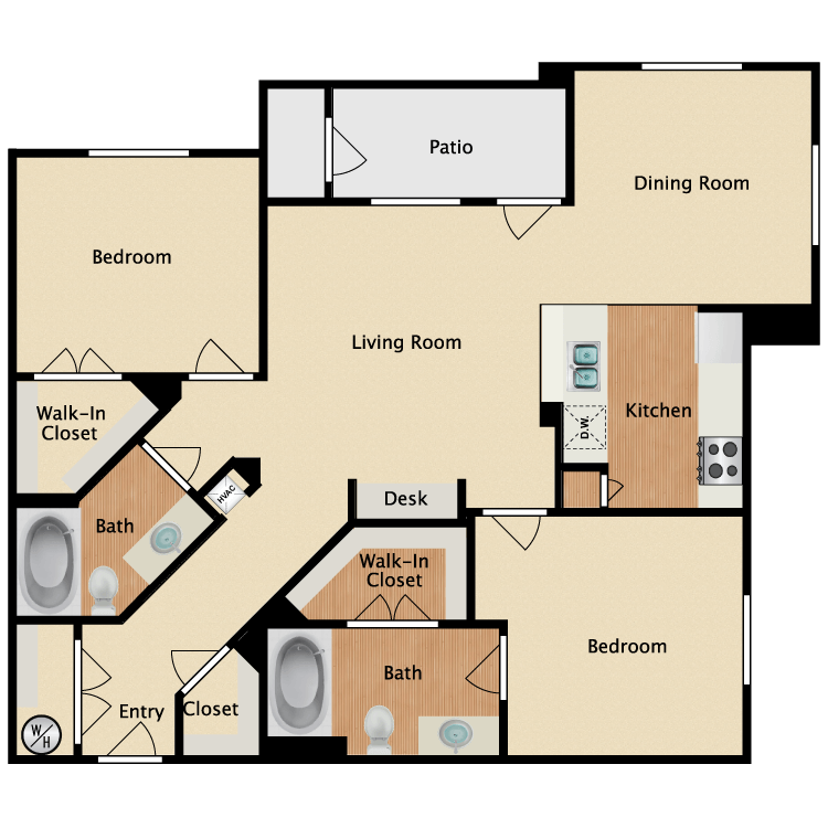 Floor plan image of B2