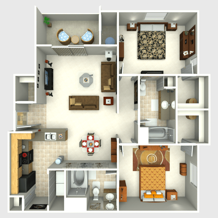 Floor plan image of B2