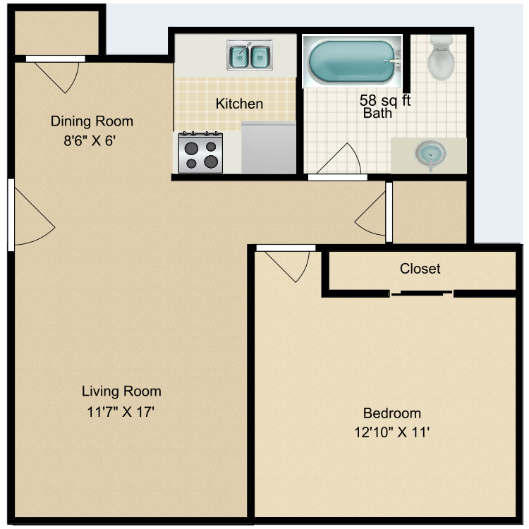 Floor plan image of Buckhorn