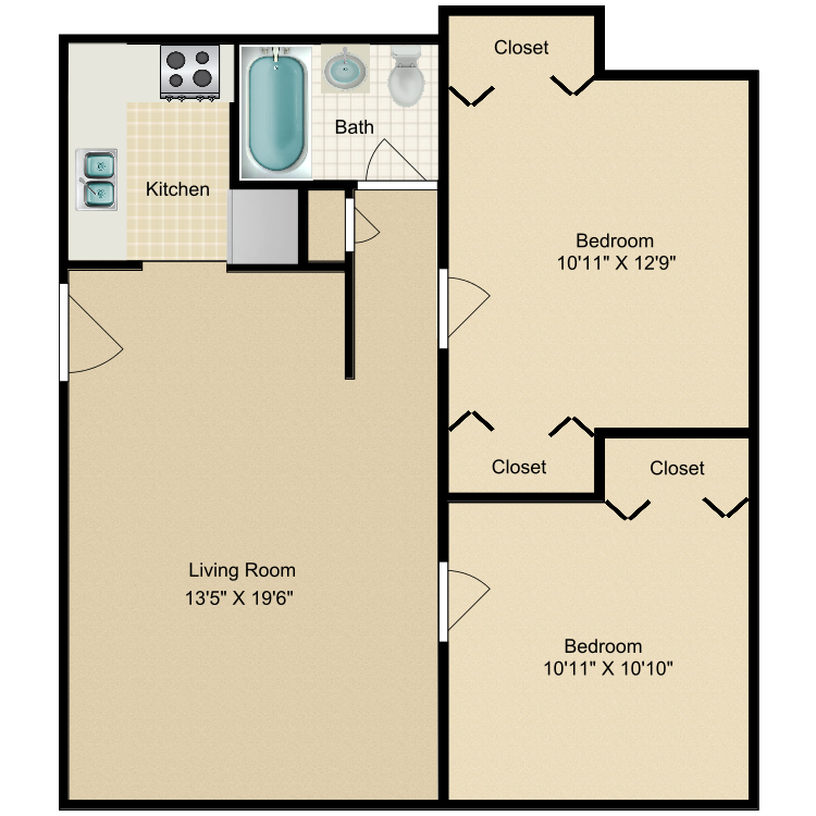 Floor plan image of Columbine