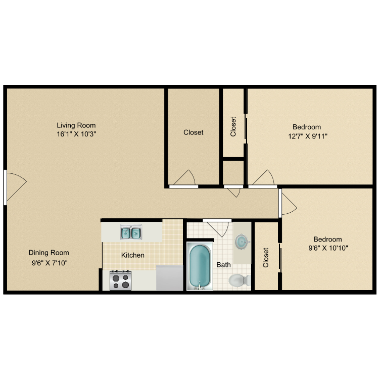 Floor plan image of Creekside
