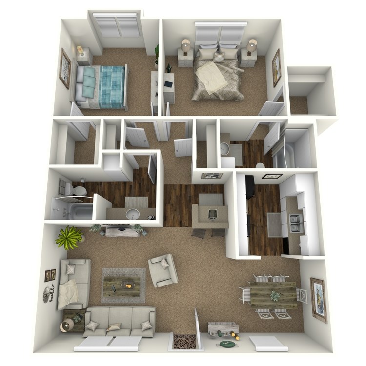 Floor plan image of Plan B3