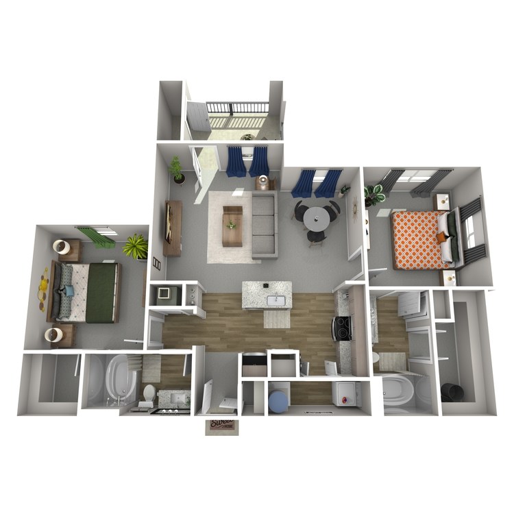 Floor plan image of B2
