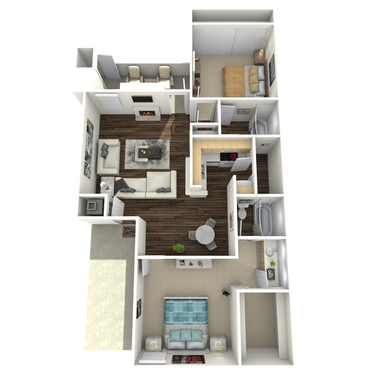 Floor plan image of B2