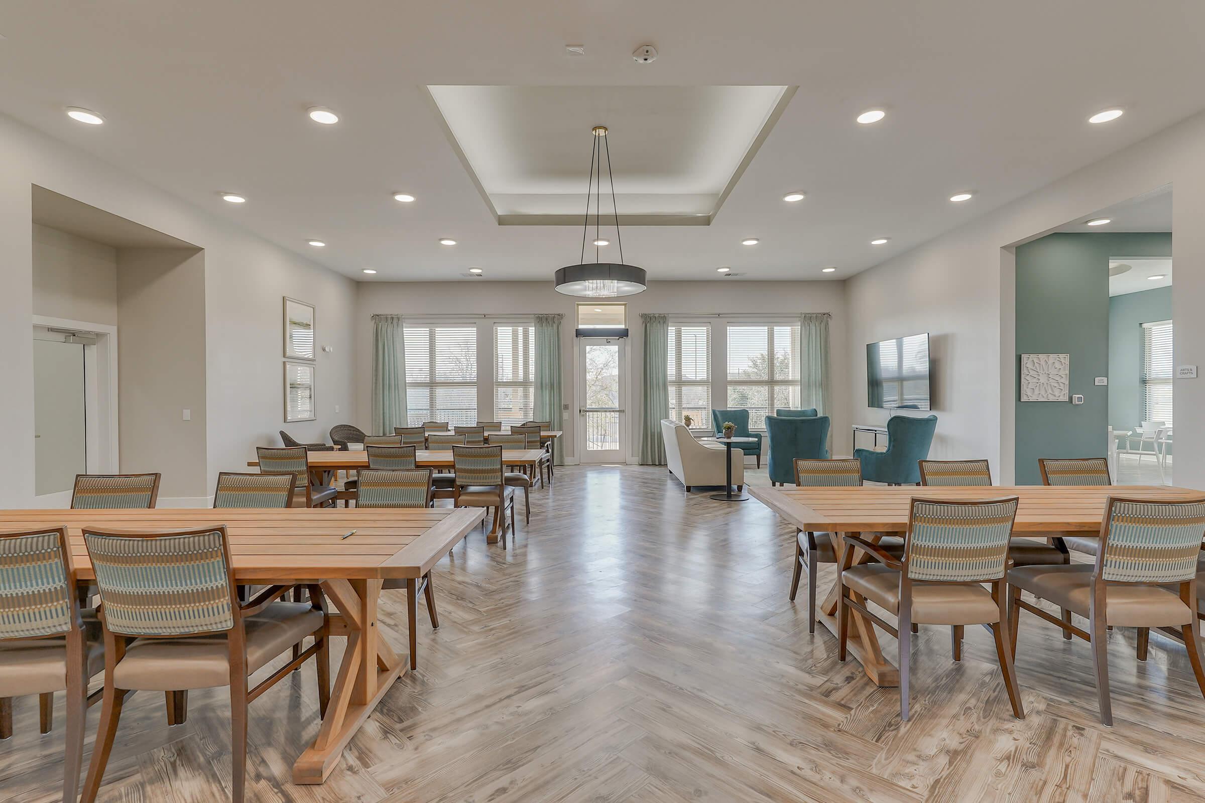 a dining room table