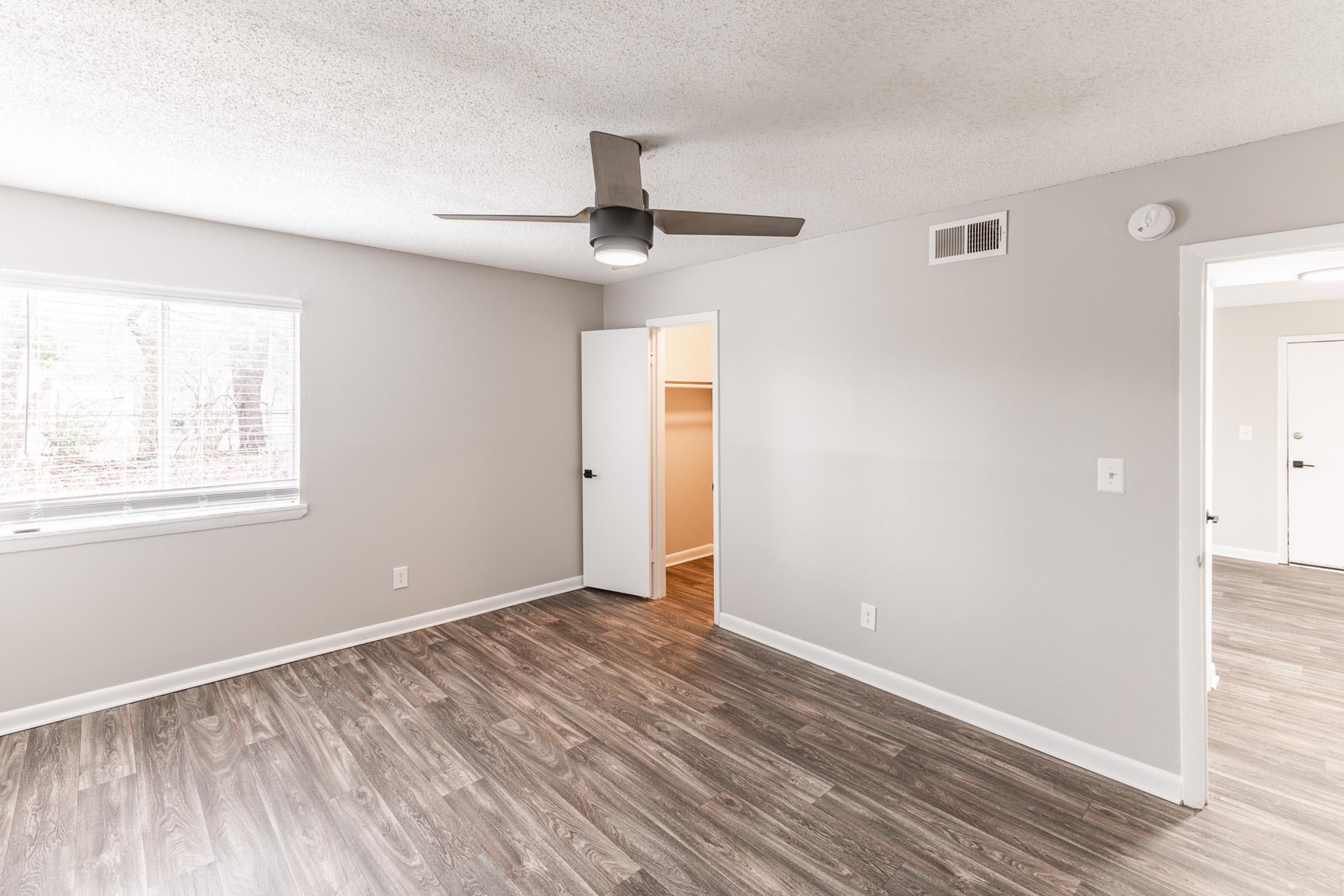 a room with a wooden floor