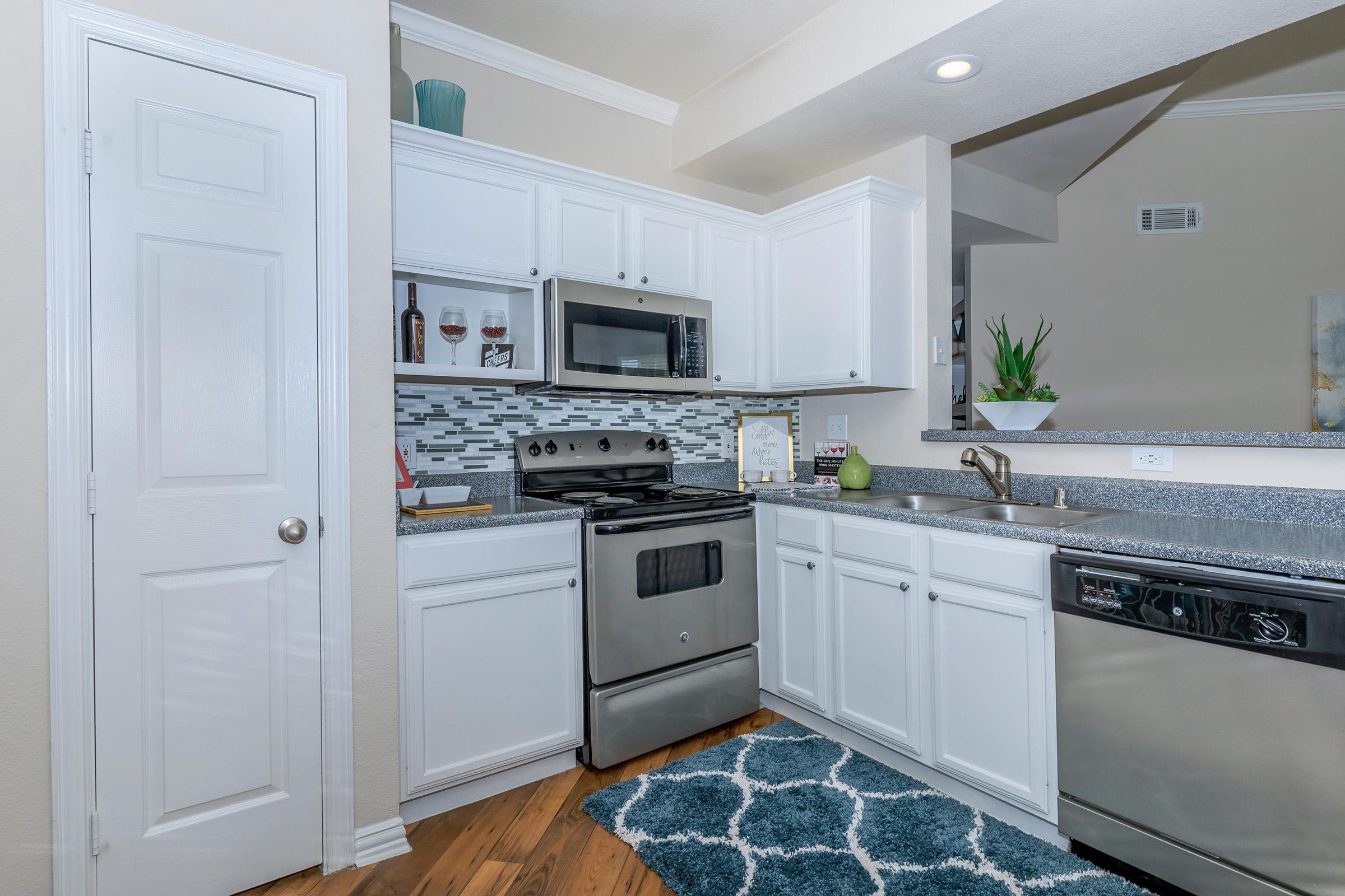 kitchen with stainless steel appliances