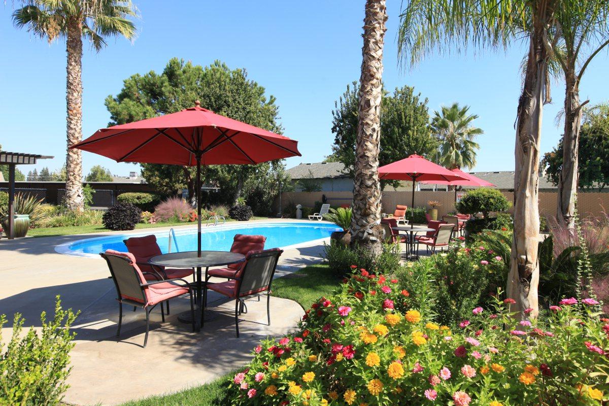 Unwind by the pool at Providence Pointe