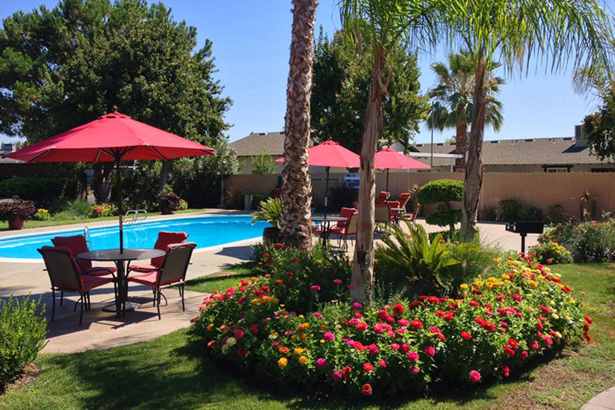 Enjoy the relaxing pool area at Providence Pointe
