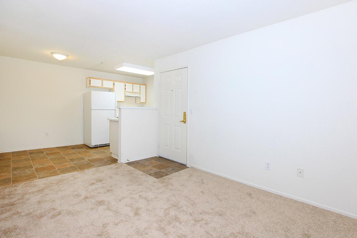 Living room with carpet