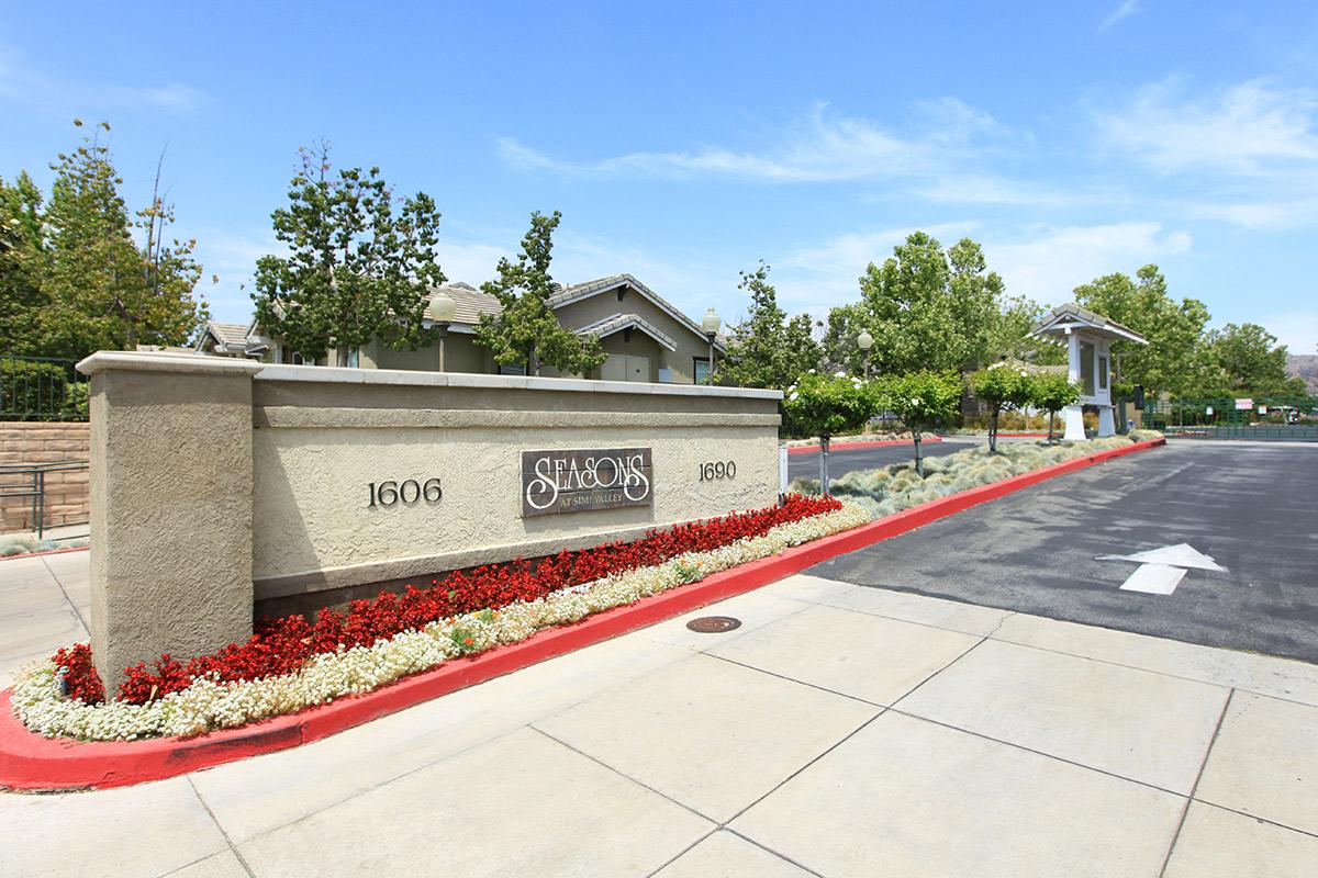 Seasons at Simi Valley Senior Apartments monument sign