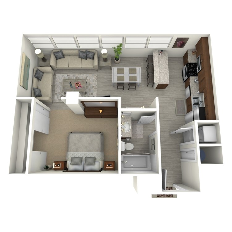 Floor plan image of Unit Q
