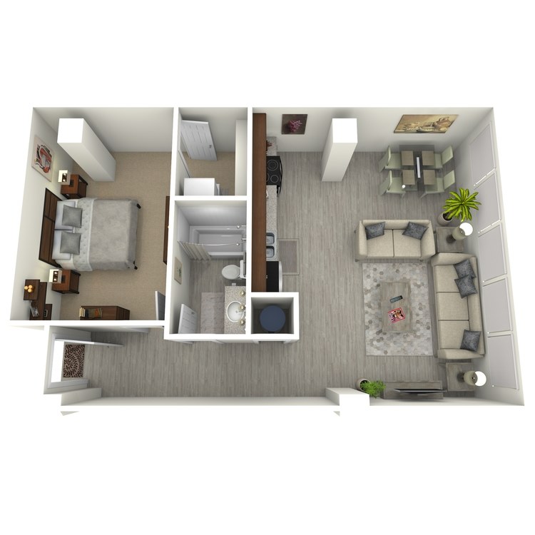 Floor plan image of Unit J