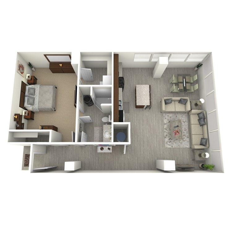Floor plan image of Unit A