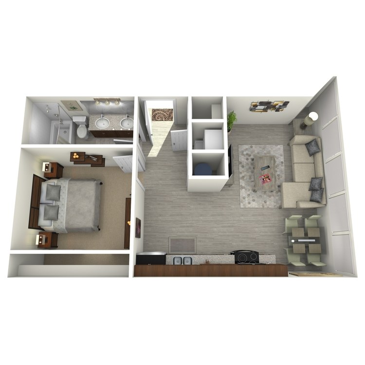 Floor plan image of Unit H