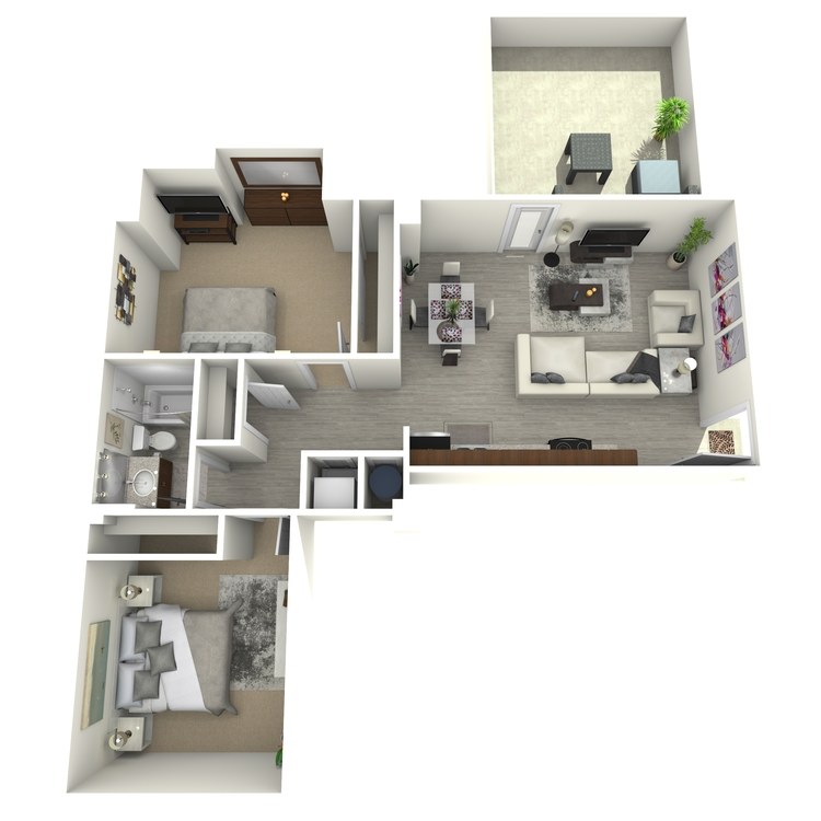 Floor plan image of Unit T