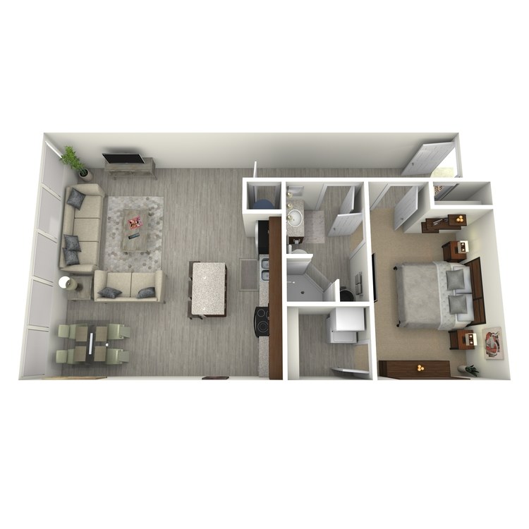 Floor plan image of Unit B