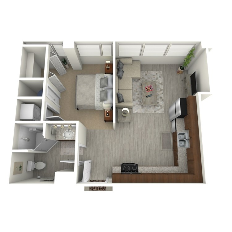 Floor plan image of Unit F