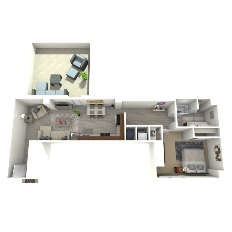 Floor plan image of Unit R