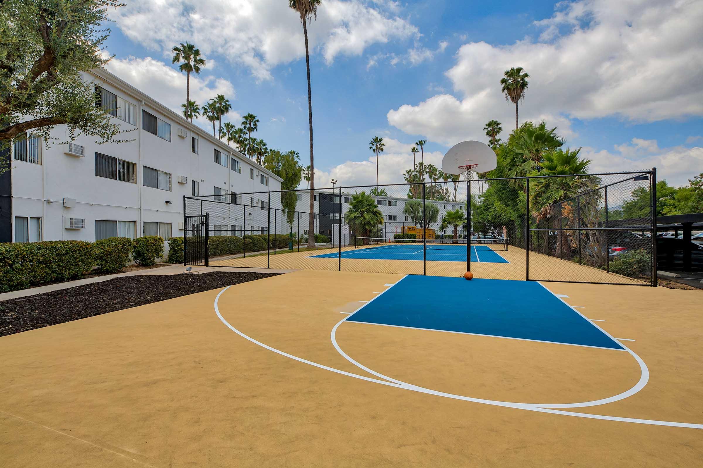 a basketball court