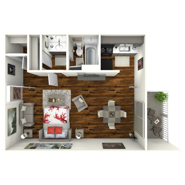 Floor plan image of Studio