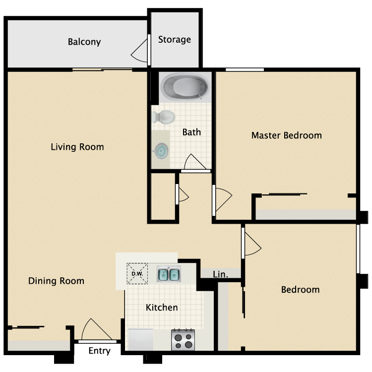 Floor plan image of Broadway