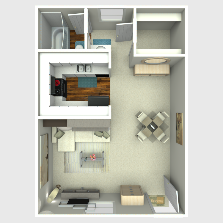 Floor plan image of Studio