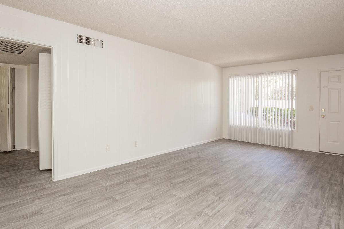a room with a wood floor