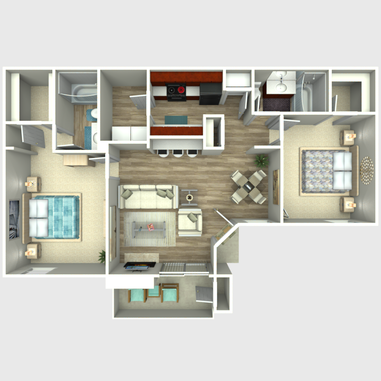 Floor plan image of B2