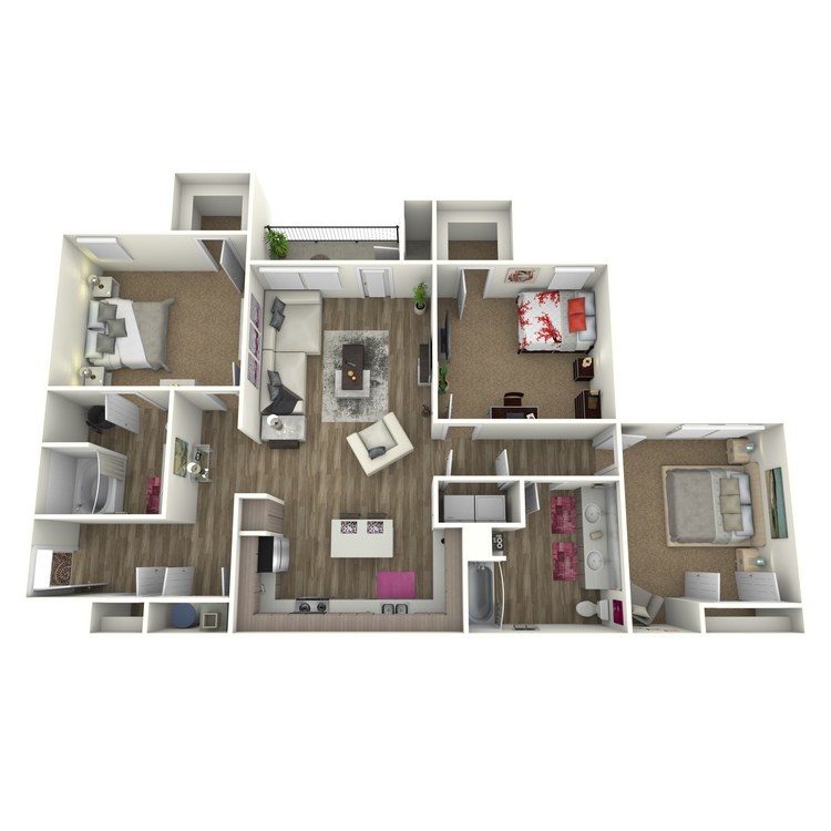 Floor plan image of The Willow *Attach Garage on Select Homes