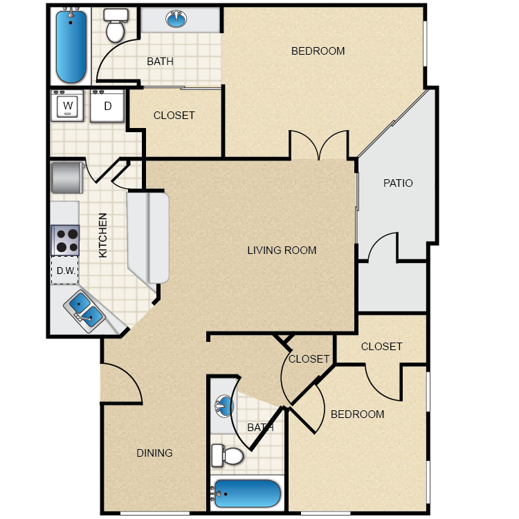 Floor plan image of Cardiff