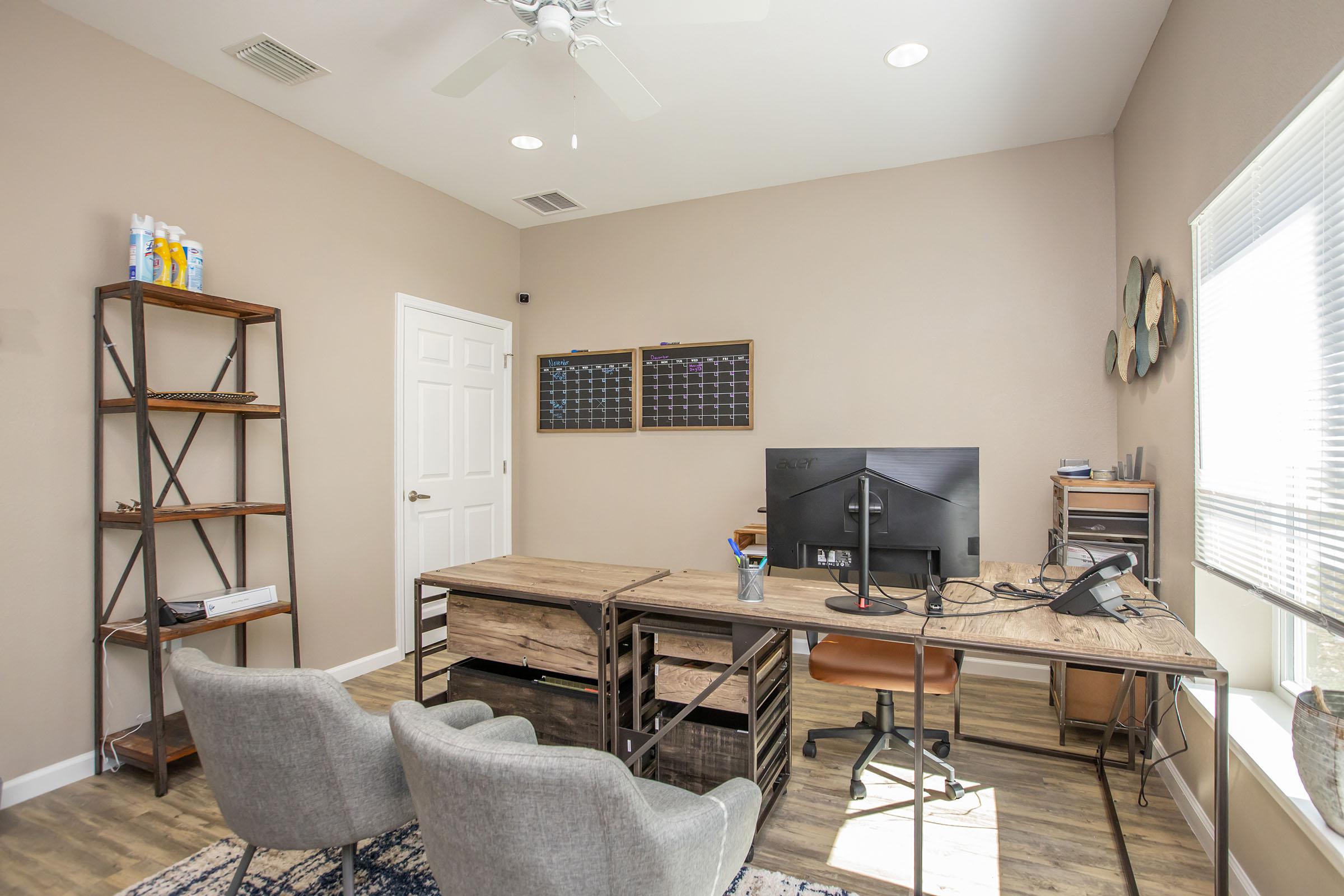 a room filled with lots of furniture