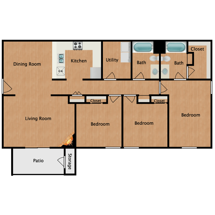 Floor plan image of Winstead