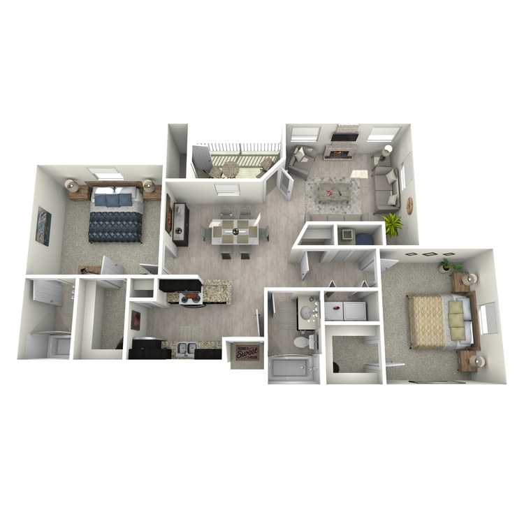 Floor plan image of Oak