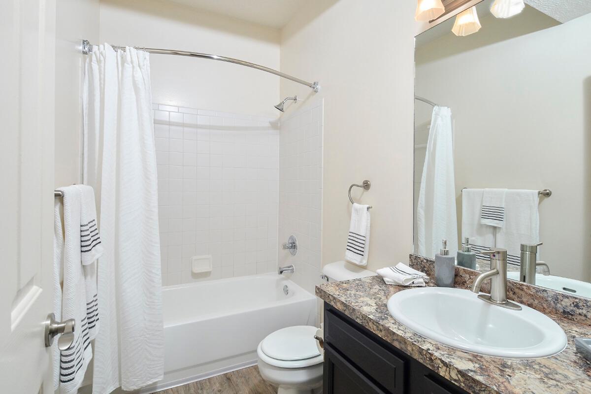 a white sink sitting under a mirror