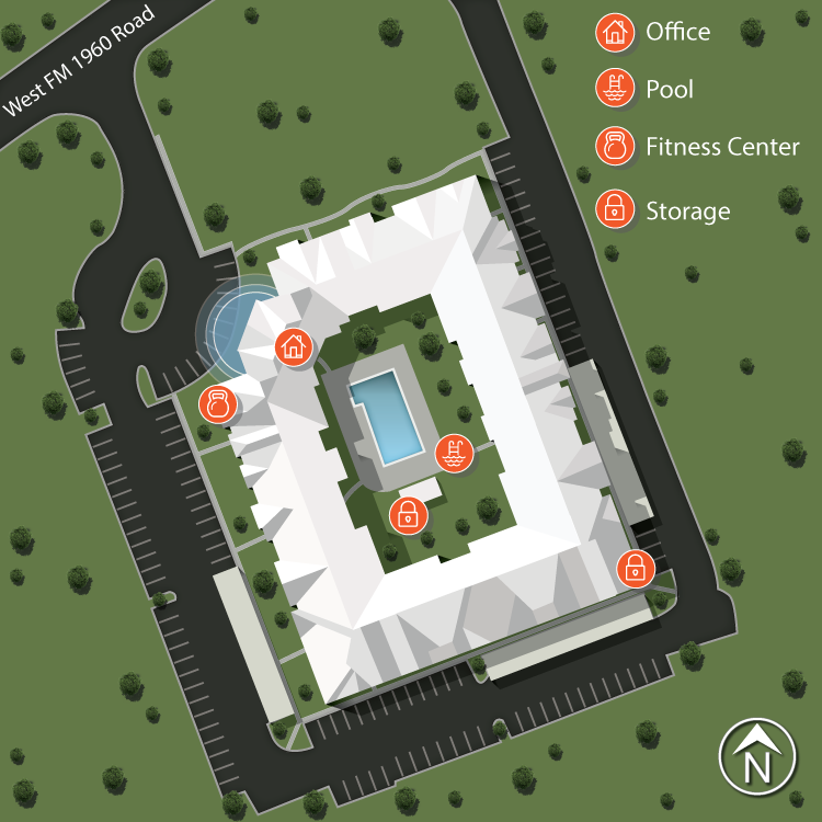 We make every effort to make our website accessible to anybody, especially those with disabilities. If you have question in terms of the relative location of an amenity or apartment home, please give us a call.