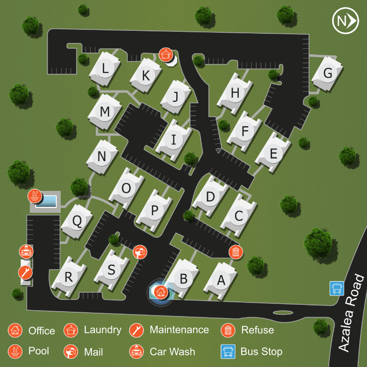 We make every effort to make our website accessible to anybody, especially those with disabilities. If you have question in terms of the relative location of an amenity or apartment home, please give us a call.