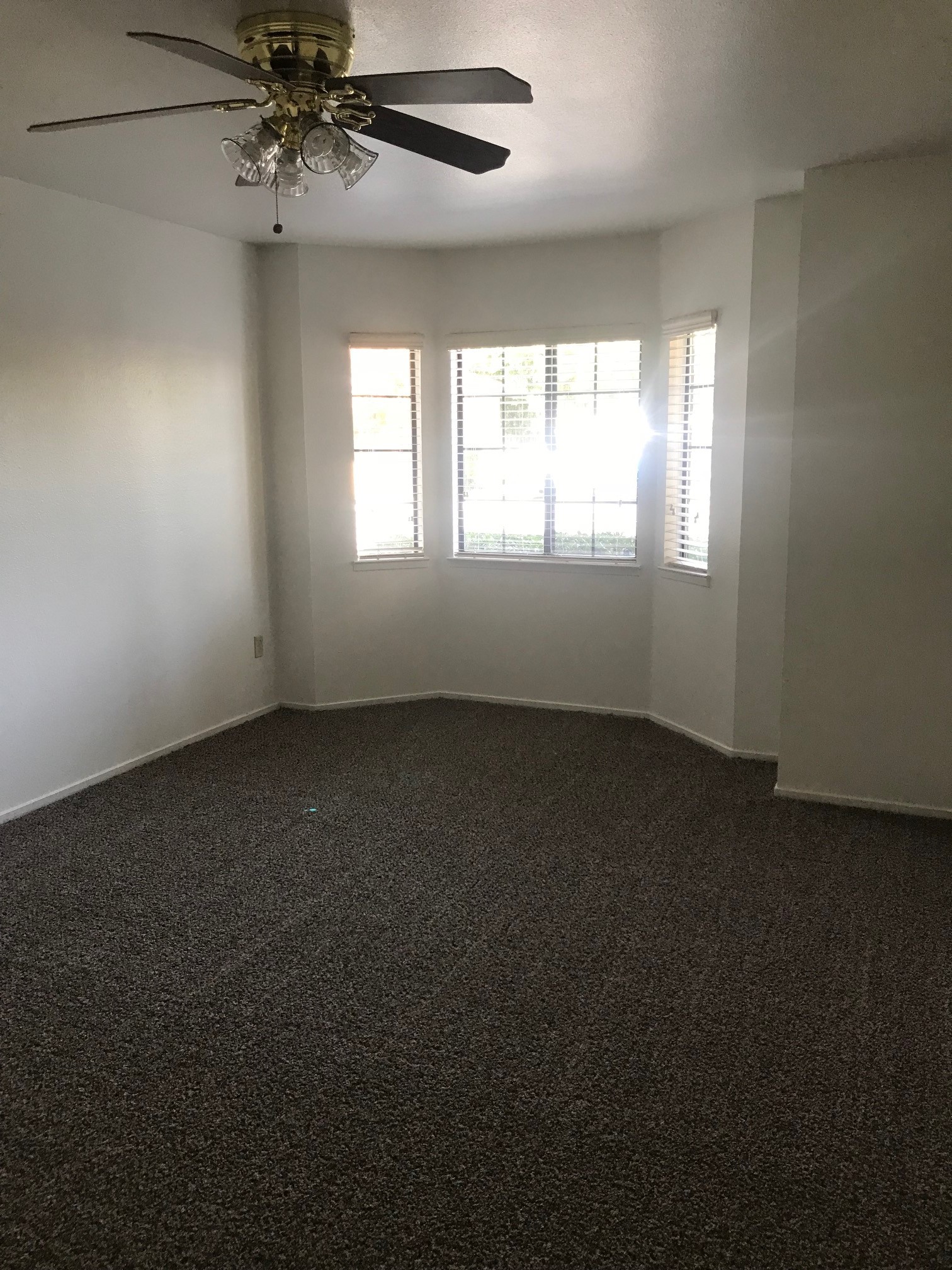 Carpeted bedroom