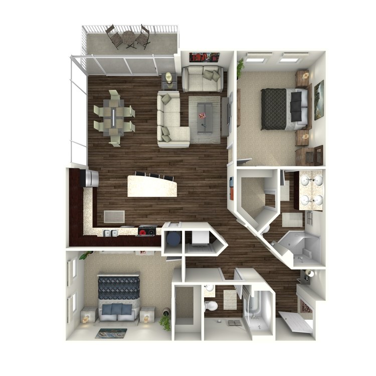 Floor plan image of Pikes Peak