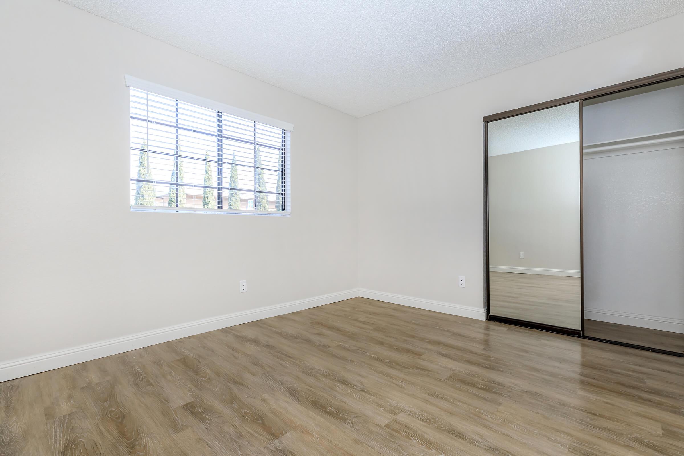 a room with a wooden floor