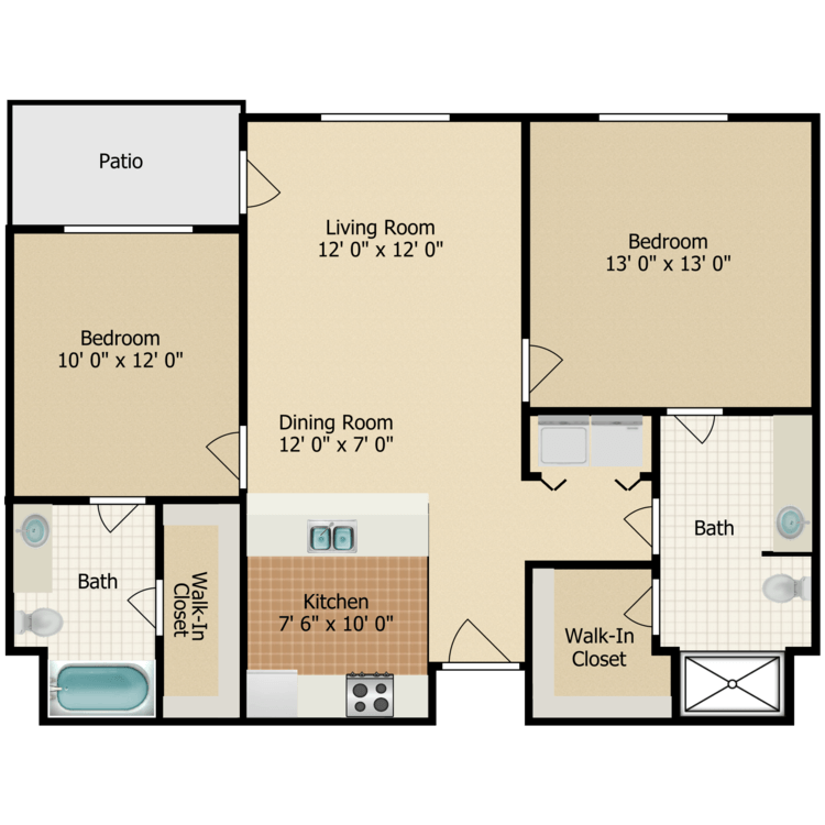 Floor plan image of C2